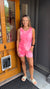Neon Pink Tye Dye Tank