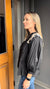 *FINAL SALE* Black Crochet Lace Detail Blouse