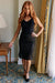 Gilded Age Sequin Skirt in Black