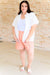 Go With It High Rise Striped Shorts