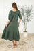 Hazel Dress in Dusty Pine