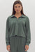 *FINAL SALE* Washed Forest Quarter Zip Pullover