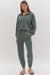 *FINAL SALE* Washed Forest Knit Cargo Pants