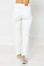 Double Cuff White Denim Jogger