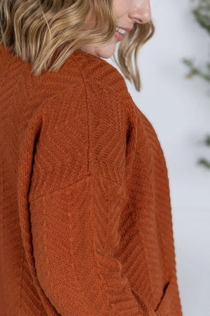 Rust Billie Cardigan