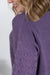 Purple Talina V Neck Sweater