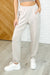 Jog and Snog Joggers in Mocha Cream
