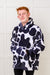 Kids Oversized Hoodie Blanket in Cow