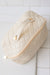 Large Capacity Quilted Makeup Bag in Cream