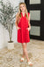 Lizzy Tank Dress in Red
