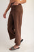 Mocha Corduroy Patch Pocket Pants