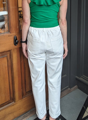 *FINAL SALE* White Washed Utility Pants