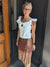 Amber Ombre Sequin Mini Skirt