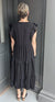 Black Classic Midi Dress