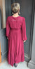 *FINAL SALE* Mulberry Lace Inset Maxi Dress