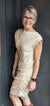 *FINAL SALE* Gold Shirred Sequin Dress