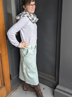 Sage Mineral Wash Skirt