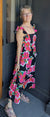 Floral Printed Ruffle Midi Dress