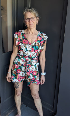 *FINAL SALE* Floral Print Romper