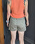 Olive Mineral Washed Cargo Shorts