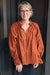 *FINAL SALE* Chestnut Eyelet Long Sleeve Blouse