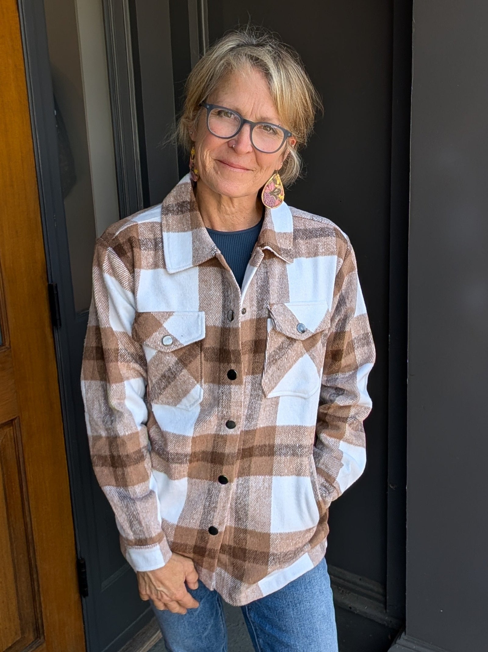 *FINAL SALE* Neutral Mix Norah Shacket