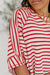 Sass in Session Relaxed Top in Cream Red
