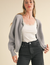 Grey Pearl Embellished Cardigan