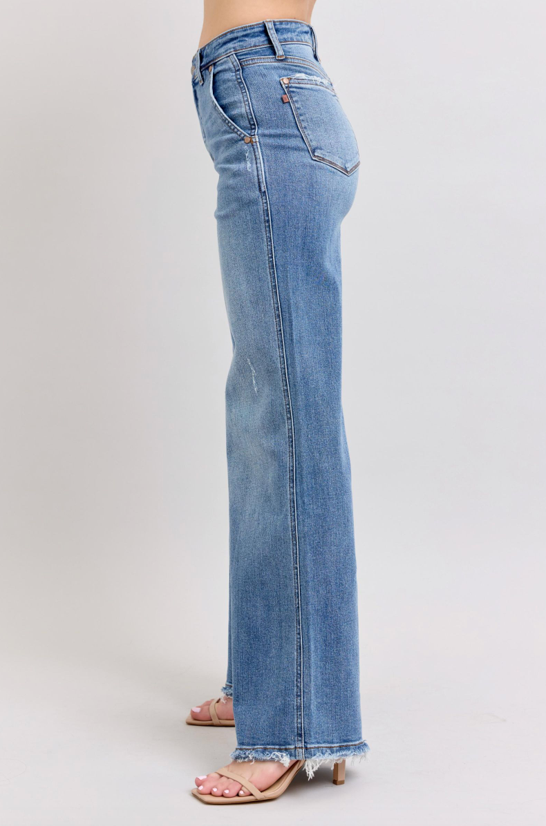 *FINAL SALE*Retro Wide Leg Jeans