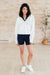 Sun or Shade Zip Up Jacket in Off White