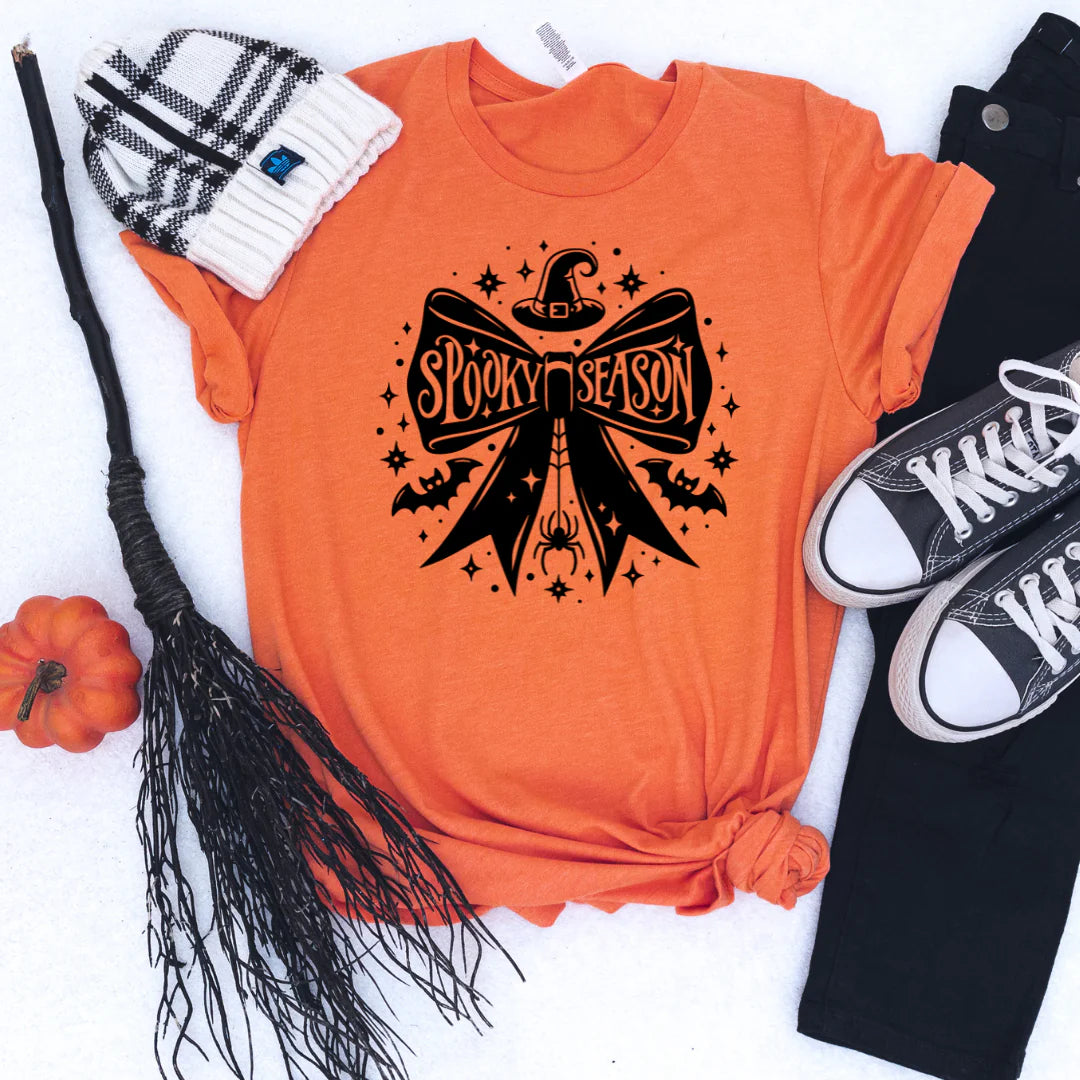 *FINAL SALE* Orange Spooky Season Graphic Tee
