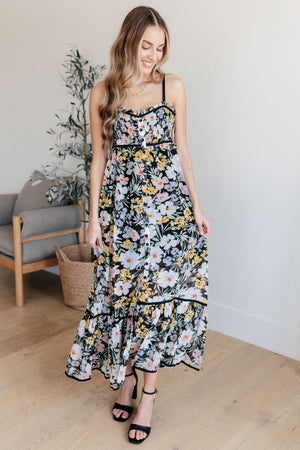 Up From the Ashes Floral Maxi Dress
