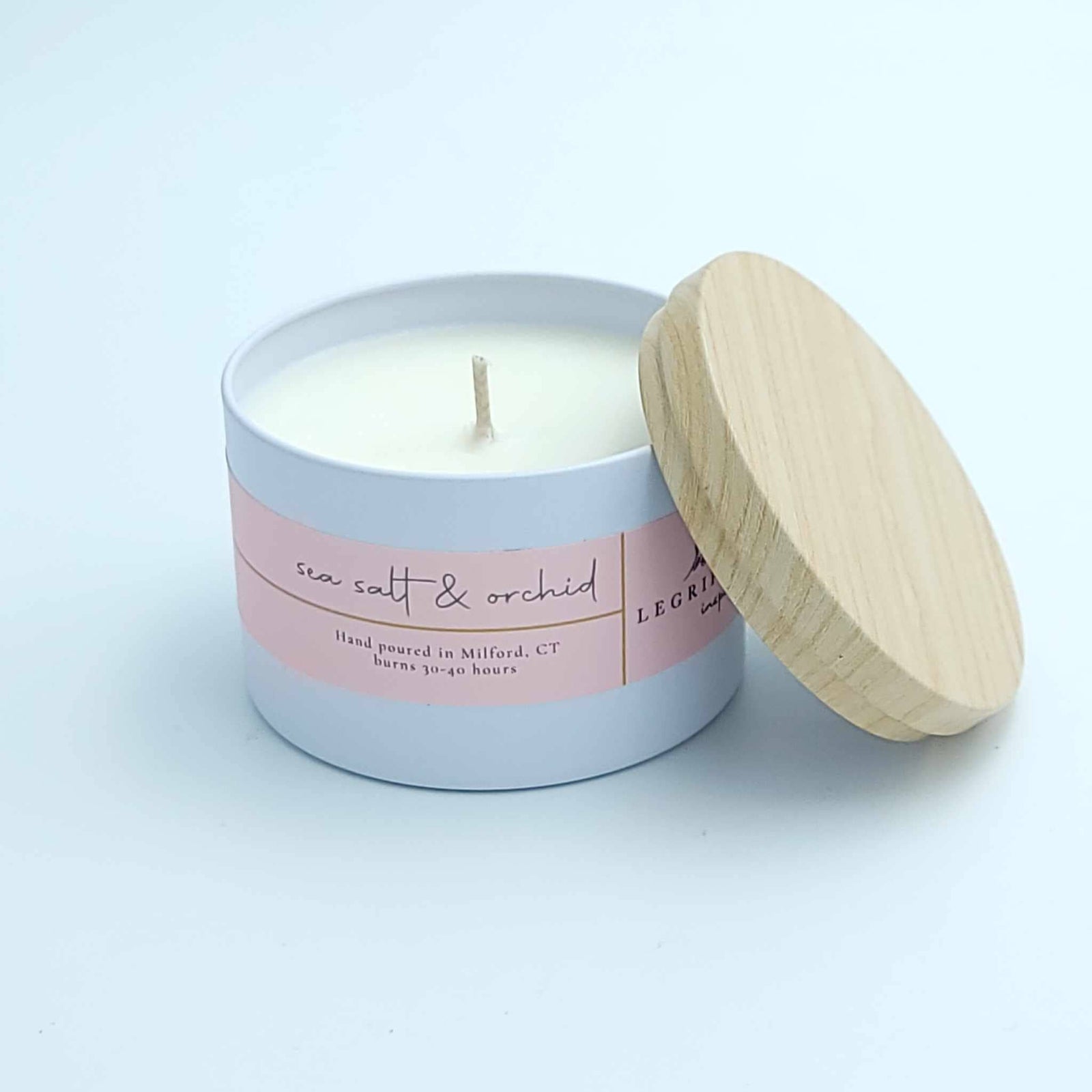 8oz Sea Salt & Orchid Candle