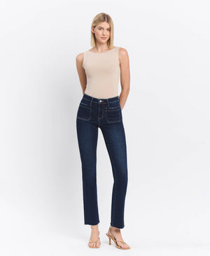 Jubilant High Rise Mini Bootcut Jeans