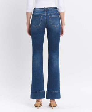 Skylar High Rise Trouser Hem Jean