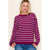 Plum Everyday Striped Sweater