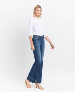 Skylar High Rise Trouser Hem Jean