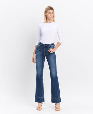 Skylar High Rise Trouser Hem Jean