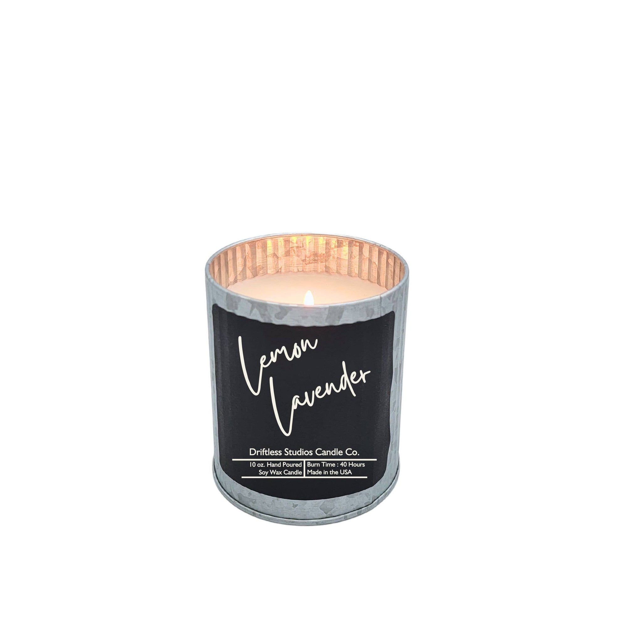Lemon Lavender Rustic Farmhouse Soy Wax Candles