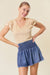 Tencel Denim Wide Leg Short