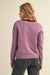 Burgundy Scalloped Cardigan