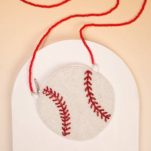 Gameday Bead Baseball Crossbody Bag