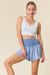 Tencel Denim Wide Leg Short