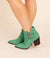 Elsa Leather Ankle Boot in Teal
