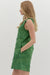Floral Applique Mini Dress