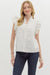Off White Floral Applique Blouse