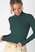 Stellar Ribbed Mock Neck Top