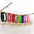 Diamond Shape Silicone Bracelet Keychain: Blue