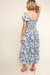 Blue Floral Maxi Dress