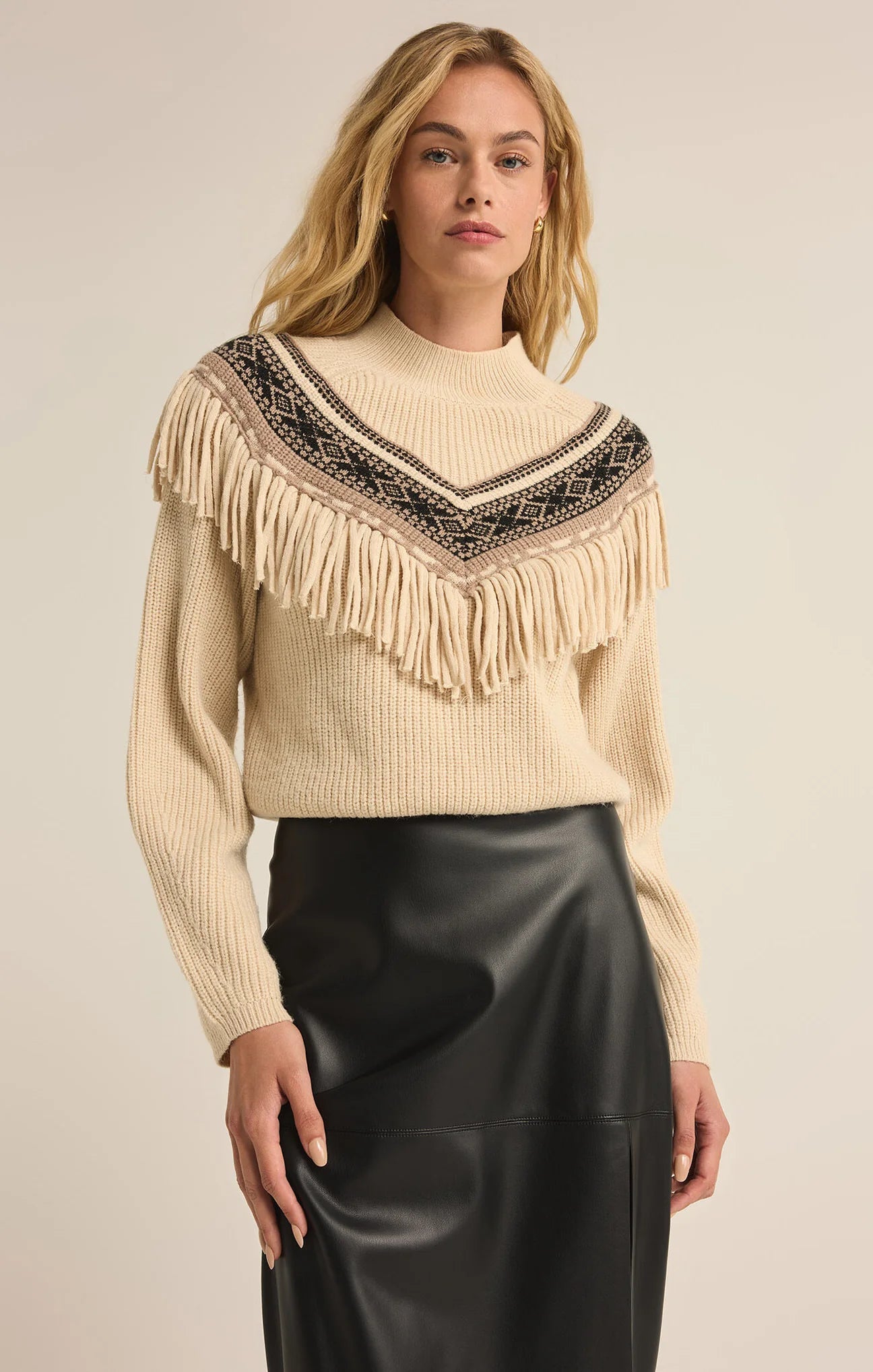 North Fringe Pullover Sweater